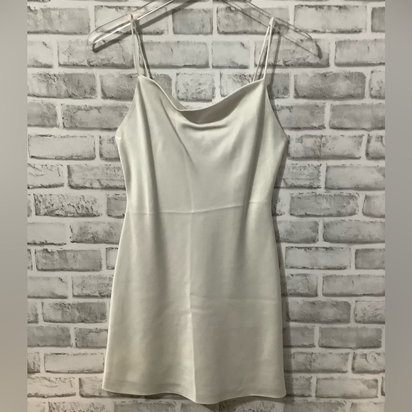 Alice+Olivia White Harmony Slip Dress size 0 (W536) - Picture 3 of 14